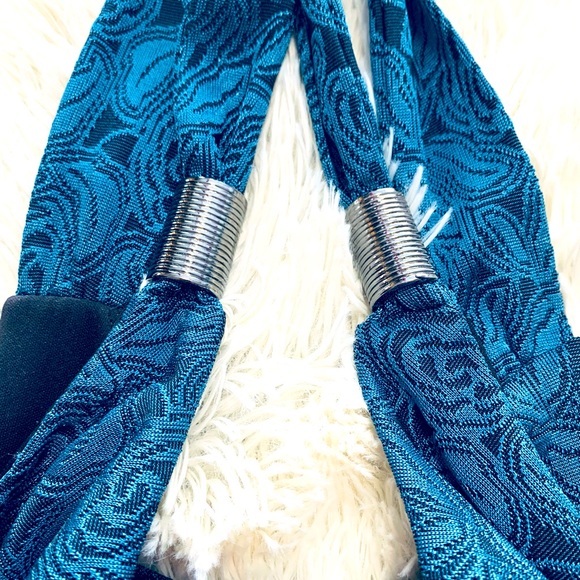 Le Chateau Blue Dress (size small) - Picture 2 of 4